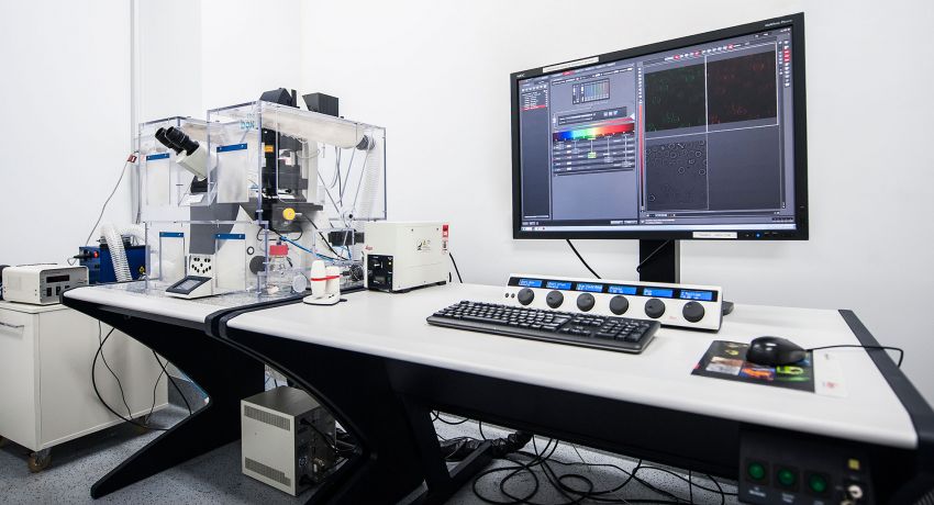 Leica SP8 Resonant Scanning Confocal microscope at the Institute